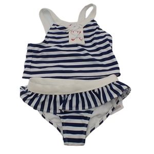 Nautical Swim Suit Navy white 6